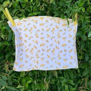 reversible yellow floral tube top from Hollister